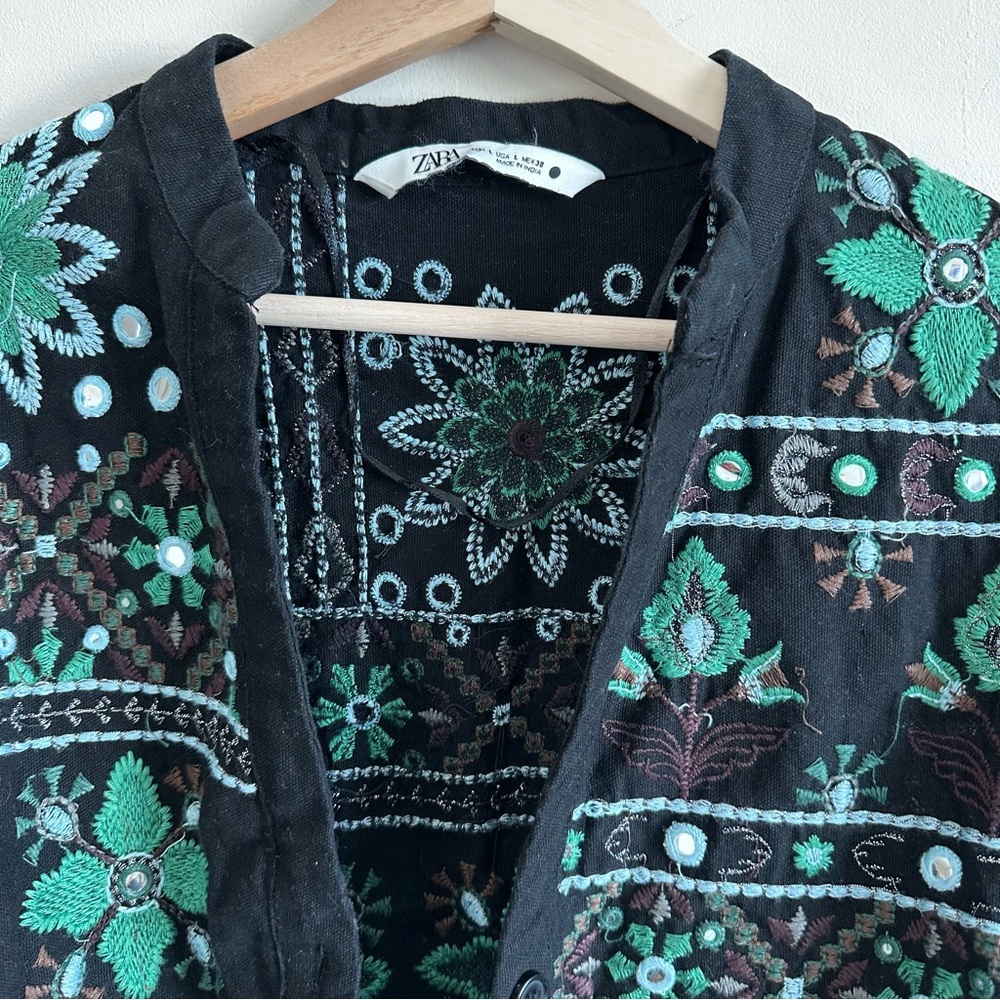 Zara Embroidered Jacket - Picture 4 of 10